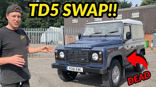 TD5 Swapping a Puma Defender [upl. by Larimore318]