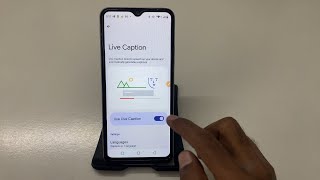 How to Enable Disable Live Caption on Realme C35 [upl. by Puduns]