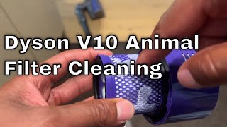 How to clean and maintain the Dyson V10 Cordless Vacuum Cleaner [upl. by Avehs]