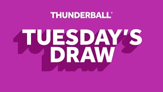 The National Lottery Thunderball draw results from Tuesday 01 October 2024 [upl. by Aley]