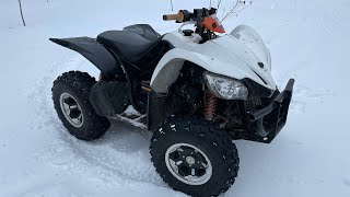 2016 Arctic cat XC 450 4x4 test drive [upl. by Wein665]