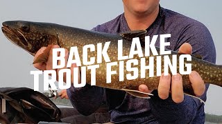 IGNACE BACK LAKE  LAKE TROUT  IGNACE ONTARIO [upl. by Dnalra]