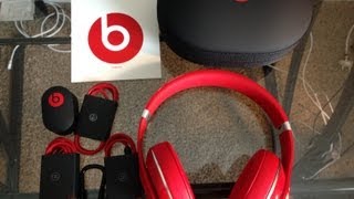 New Beats Studio V2 RED  Unboxing BeatsByDre [upl. by Anawal413]