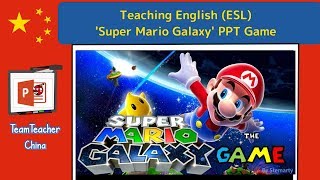 Super Mario Galaxy PPT Game in IWB Class Lesson Plan  Classroom Games [upl. by Euqinna]