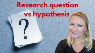 The Difference Between A Research Question And A Hypothesis [upl. by Arot]