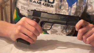 Tokyo Marui 1911 GBB Airsoft Pistol Review [upl. by Kurtz]