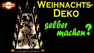 Weihnachtsdeko selber machen mit der Dekupiersäge  Scroll saw project for christmas  DIY [upl. by Warfeld759]