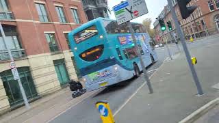 Rare Full journey on Nottingham City Transport 258 on the Bridgford Bus 9 to Wilford Hill [upl. by Aihseket]