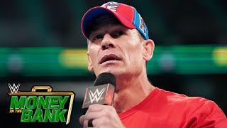 John Cena announces he will retire in 2025 Money in the Bank 2024 highlights [upl. by Auhsaj]