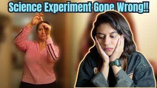 How to floss your teeth Science Experiment GONE WRONG [upl. by Dorelle]