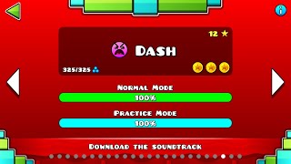 Geometry Dash 22 – “Dash” 100 Complete All Coins [upl. by Yrnehnhoj]