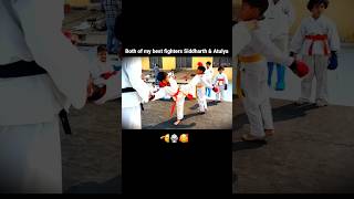 🥋Both of my best fighters🥰💫karateka karatetemplenabinagar karatekid sport cdsmaa shorts [upl. by Harol]