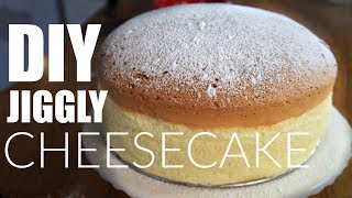 DIY JIGGLY Japanese Cotton CHEESECAKE Recipe  You Made What [upl. by Coretta962]