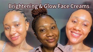 BRIGHTENING AND GLOWING FACE CREAMSface creams that will give you glass skinall skin types glowup [upl. by Benedetto]