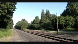 SP GS4 4449 Blasts through Ellsworth Washington at 70 MPH [upl. by Egiarc101]