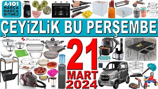 A101 ÇEYİZLİK VE MUTFAK GEREÇLERİ BU PERŞEMBE  A101 21 MART 2024 KATALOĞU  A101 AKTÜEL CAM ÜRÜNLER [upl. by Anselm]