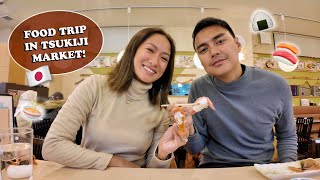 Japan Vlog Food Trip In Tsukiji Market  Laureen Uy [upl. by Emixam]