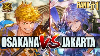 GBVSR 🔥 Osakana Vane vs Jakarta Grimnir 🔥 High Level Gameplay [upl. by Drofxer]