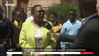 Limpopo readies for matric exams [upl. by Ecidnak620]