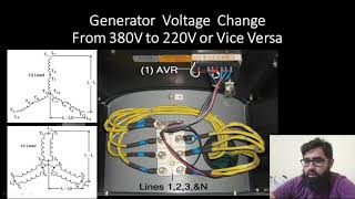 Generator Terminal Connection  Converting 380v to 220v with Zero Cost  Part 02 [upl. by Layla481]