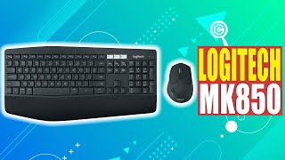 MELHOR COMBO  KIT TECLADO E MOUSE LOGITECH ERGONÔMICO ➽ LOGITECH MK850 [upl. by Telocin]