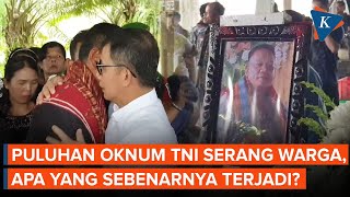 Duduk Perkara Puluhan Prajurit TNI Serang Warga di Deli Serdang [upl. by Gerfen554]