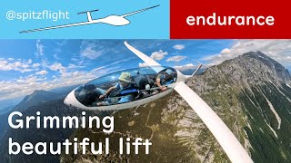 Grimming  Segelfliegengliding  Beautiful lift [upl. by Meelas690]