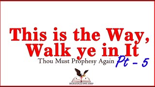 This is the Way Walk Ye in It Thou Must Prophesy Again Pt 5 17092024 [upl. by Icnarf658]