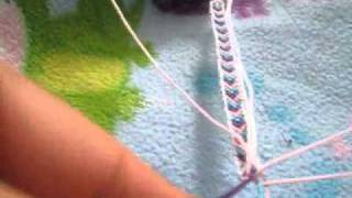 Friendship Bracelet Bordered Chevron [upl. by Alecram83]