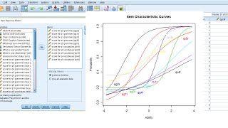 The SPSS Item response theory IRT analysis  New [upl. by Sherrill365]