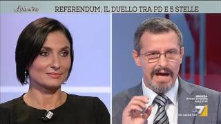 Alessia Morani PD e Giovanni Endrizzi M5s il duello sul referendum [upl. by Mat598]