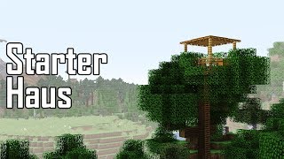 Minecraft Starter Haus  Baumhaus bauen  Starterhaus im Wald bauen in Minecraft deutsch [upl. by Magel]