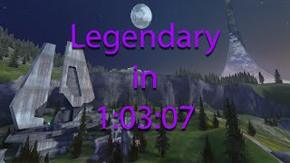 Halo CE in 10307  Legendary Speedrun [upl. by Ginsberg549]