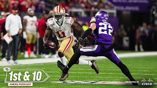 1st amp 10 49ers vs Vikings Week 2 Preview with Tatum Everett [upl. by Sueddaht]