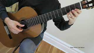 Andantino Op241 No5 by Carulli  Easy Classical Guitar Level 1 [upl. by Adav757]