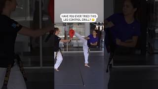 Advanced Leg Control Drill for Taekwondo 🥋💪🏻 [upl. by Hanikehs]