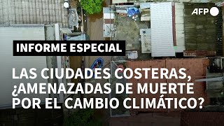 Las ciudades costeras en la línea de frente del cambio climático  AFP [upl. by Anyr540]