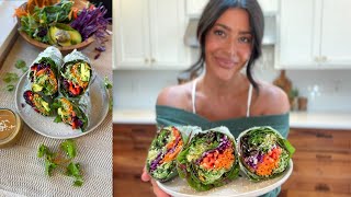 Giant Summer Rolls  Low Calorie  Plant Based [upl. by Lion]