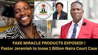 VeryDarkMan  Prophet Jeremiah to loose 1 Billion Naira Court Case as NAFDAC Exposes Shocking Facts [upl. by Nirrok225]