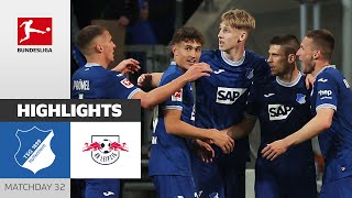 Hoffenheim Equalise Late  TSG Hoffenheim  RB Leipzig 11  Highlights  MD32 – Bundesliga 202324 [upl. by Jacquenetta884]