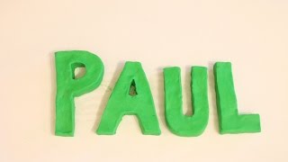 Pauls Sauls conversion Claymation [upl. by Nnylrats]