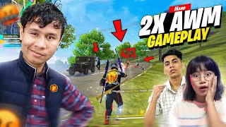 39 Kills 2x Awm Unbelievable Gameplay with Sooneeta amp Ug Ayush Bhai 😍 Tonde Gamer  Free Fire Max [upl. by Huberto]