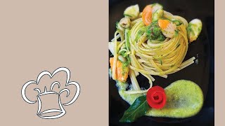 LINGUINE CON CAPESANTE E ZUCCHINE  In cucina con Salvo [upl. by Nhguavoj121]