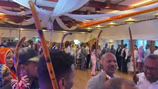 Eritrean Bilen Wedding NorwayHabtat ZerezghiBelayin Tamitew [upl. by Lainahtan]