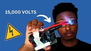 I Made 15000 VOLTS From 5 VOLTS Using A Flyback Transformer [upl. by Patten182]