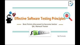 7 Software Testing Principles  Must Known to Effective QA [upl. by Aniara444]