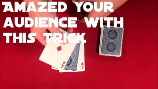 Magic Double Ace Card Trick [upl. by Thgiwed]