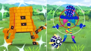 OMG 🤯 Shiny stakataka amp shiny blacephone ultra beasts in pokemon go [upl. by Orsola753]