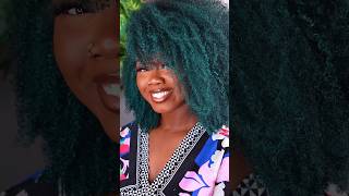 How To Dye Natural Hair  Temporary Hair Dye naturalhair hairdye [upl. by Trista]