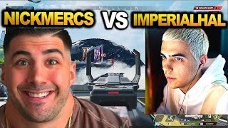 Imperialhal vs Nickmercs HAL Left the Game After This VS [upl. by Ahsinuq]